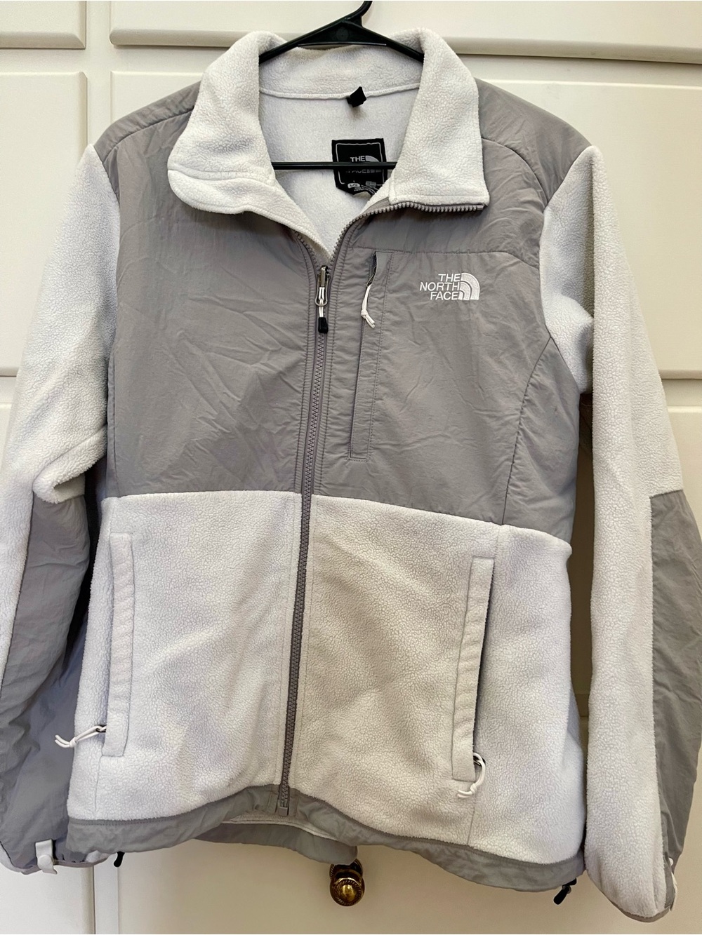 The North Face Women’s Gray & White Fleece Jacket
